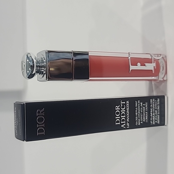 NIB 💚 Dior 061 POPPY CORAL Addict Lip Maximizer Plumping Gloss✔️ NEW IN BOX - Picture 5 of 6